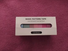 8 unidades/juego de cinta Washi de Color sólido, cinta adhesiva decorativa Kawaii, cinta adhesiva para diario de recortes, cinta de papelería