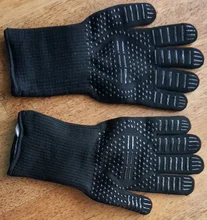 Fireproof-Gloves Oven Flame-Retardant BBQ Barbeque Heat-Insulation 2pcs for Microwave