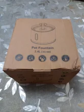 Dispenser-Container Fountain Cat-Bowl Water-Level-Display Electric-Water-Feeder Dogs