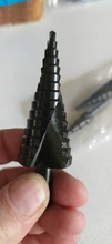 3 unids/set 4-32MM HSS cobalto paso Broca escalonada de nitrógeno de alta velocidad de acero en espiral por Cono de Metal vástago triangular agujero