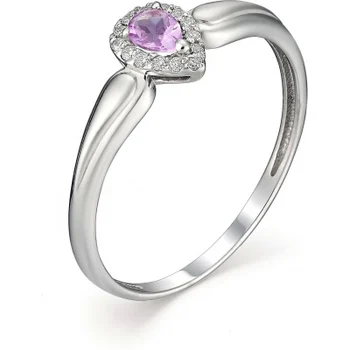 

Alcor ring with amethyst and cubic zirconia