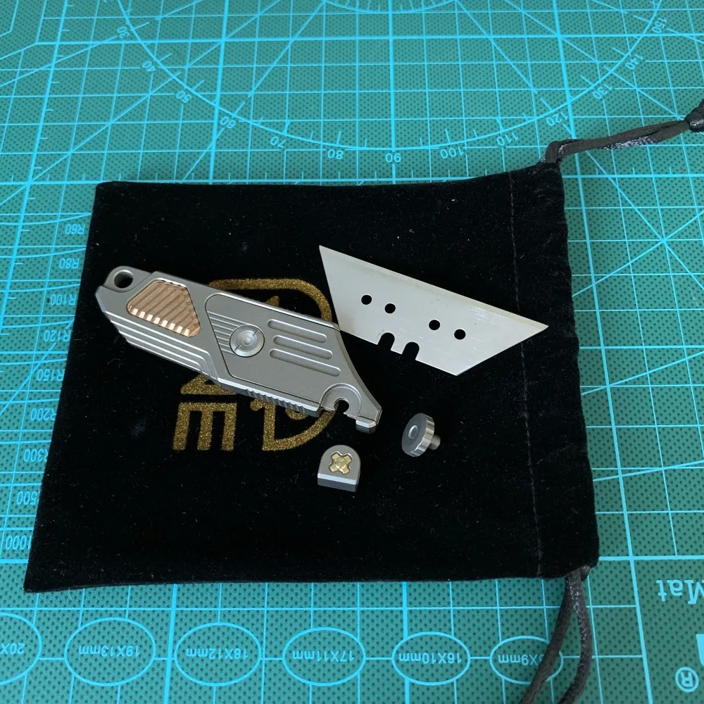 Один титановый EDC прямой нож с крутыми ножнами Everydaycarry Резак Открытый Кемпинг умный ножик декоративный