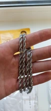 Vnox Basic Chain Necklaces for Men Never Fade Tone Stainless Steel Rolo Box Snake Chains
