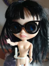 Gafas para muñeca Blythe, lentes de diferentes colores, 1/6, marco de Metal para muñeca Blythe de 12 pulgadas