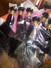 Extensiones de cabello humano 100%, 3 mechones rizados brasileños con cierre, 4x4 pulgadas, color 1b, belleza de moda, no remy, 4 Uds. En total