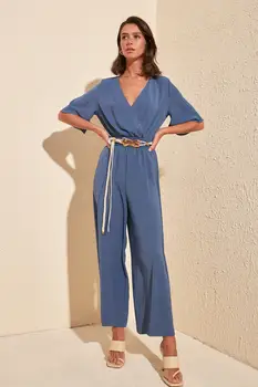 

Trendyol Double Breasted Collar Jumpsuit TWOSS20TU0100