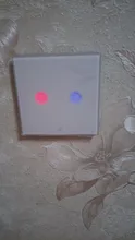 Wall-Switch Glass-Panel White Standard Crystal Ac110-220v EU 1set 1-Way