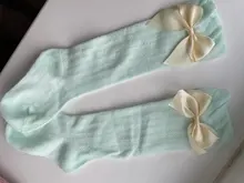 Calcetines de colores sólidos para bebé, lindos lazos suaves hasta la rodilla, para niña pequeña, calcetines largos transpirables de verano