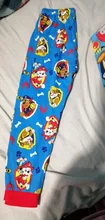 Paw Patrol-Pijama de algodón para niños, ropa de dormir de dos piezas, de manga larga