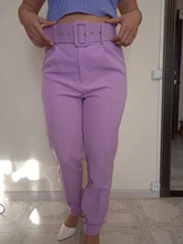 Pantalones ceñidos informales para mujer, pantalón de negocios, elegante, con cremallera falsa, retro, colores lisos, P575