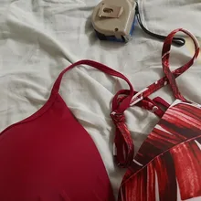 Swimwear Women Swimsuits Bikinis-Set Bathing-Suit Biquini Beach-Wear Leaf-Print Riseado