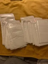 10 unids/lote de espuma blanca sobre diferentes especificaciones sobres acolchados de envío sobre con burbuja bolsa de correo gran oferta