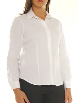 

Woman shirt poplin cotton stretch size soft