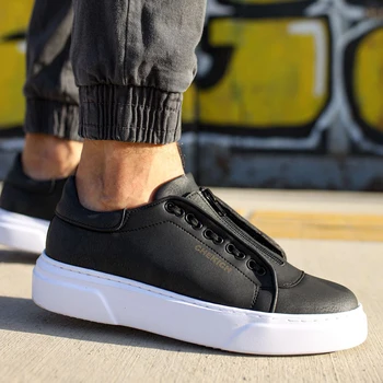 

Chekich CH092 IT Men 'S Shoes BLACK. Van, chaussure, air, para, flip, cover, lace, shoelaces, loafer, insole, shield, leather