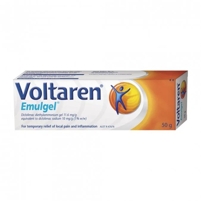 

Voltaren Back & Muscle Pain Relief Gel 50g, Reduces Pain & Inflammation
