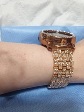 Correa de lujo para Samsung Galaxy watch 3 active 2, 20MM, 22MM, 42mm, 46mm, Gear s3, lazo de diamante de acero para xiaomi amazfit huawei