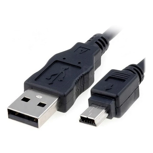 USB 2,0 A к Mini USB B Кабель NANOCABLE 10.01.0402 1,8 м черный