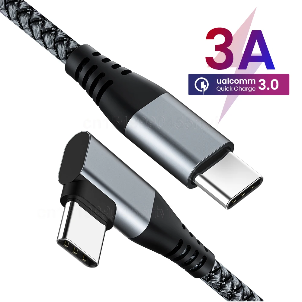 Кабель зарядный PD 60 Вт USB Type C на 90 градусов | Мобильные телефоны и аксессуары