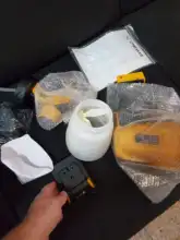 DEKO-PISTOLA DE PULVERIZACIÓN inalámbrica, pulverizador de pintura doméstico HVLP de 800ml, 3 tamaños de boquilla, batería de ion de litio de 20V CC de alta potencia, DKSG20K2