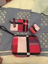 ValenKuci-Bolsos de diseñador de alta calidad para mujer, conjunto de bolsas compuestas de marca a cuadros con borla, Bolsos De Mujer