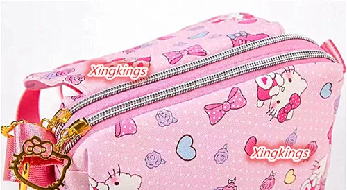 Новые женские сумки Hello kitty, сумка-мессенджер, сумка на плечо, сумочка, кошелек, XK-099174