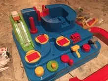 Juguetes educativos para niños, pista de aventura, juegos de mesa, Rail, coches mecánicos, estacionamientos, regalos de Navidad para niños