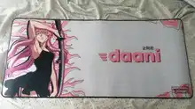 Table-Mats Desk-Pad Office-Carpet Computer-Table Personalized-Fabric Black Art Rubber