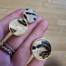 KAK-Ganchos de latón estilo pastoral de pared para colgar ropa, conchas de estilo nórdico para gabinete, perillas de baño, cocina y pasillo, muebles, color dorado