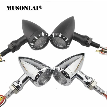 

2PCS LED Motorcycle Turn Signal Light Indicators Universal Blinkers Flashers for Harley Honda Yamaha Suzuki Triumph Hyosung KTM