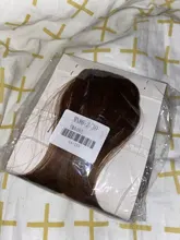 AILIADE-flequillo de aire Blunt falso para mujer, extensión de Clip de cabello sintético, flequillo falso Natural