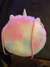 Bolso de hombro para niños y niñas, bandolera con diseño de unicornio y animales, monedero de moneda de llaves, Mini bolso de princesa