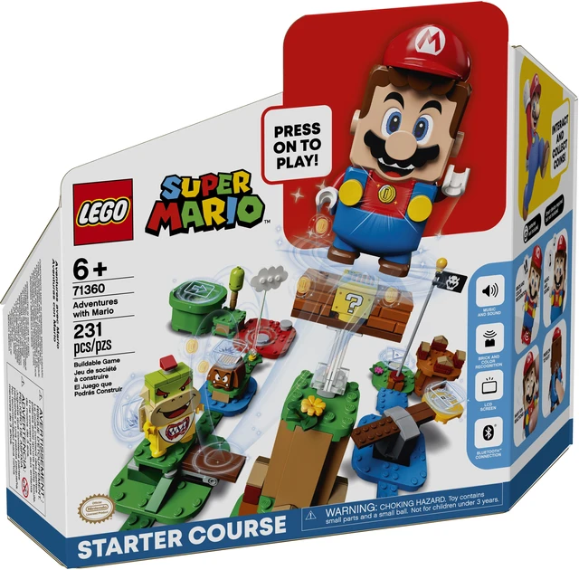 LEGO 71360 Super Mario Adventures startowy kurs zabawki interaktywne i do zbudowania gry לגו מריו