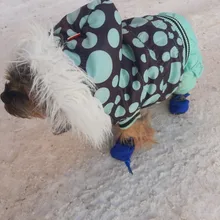 Zapatos cálidos antideslizantes para perros, botas gruesas antideslizantes para perros pequeños, gatos, Chihuahua, Yorkie, para nieve, calcetines, 4 Uds.