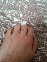 Huitan-Anillos finos minimalistas para mujer, sortija de boda brillante de circón cúbico, alta calidad, versátil, 2020