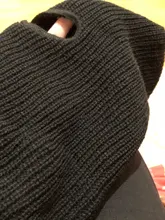 Máscara de cobertura de la cara completa, gorro de Pasamontañas de punto de 3 agujeros, táctica del ejército CS, para invierno, esquí, ciclismo, gorro, bufanda, mascarilla facial cálida