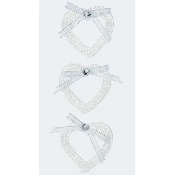 

Thermal-applique from Brunnen Heyda fabric heart, 7.5x16.5 cm, blister hearts