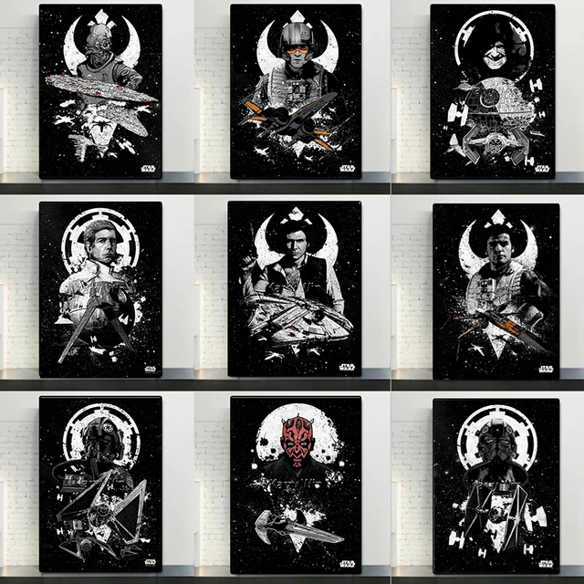 Star Wars Black And White Art