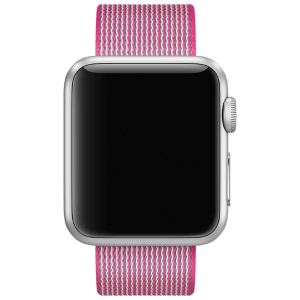 Ремешок для Apple watch 42mm Woven Nylon розовый|Смарт-аксессуары| |