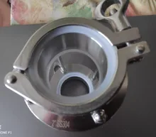 Stainless-Steel Sight Glass Diopter SS304 Fitting Homebrew 51mm-Pipe Sanitay-Flow 38mm