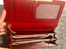 YIZHONG-cartera de lujo de cuero para mujer, billeteras femeninas, tarjetero, bolso de mano largo