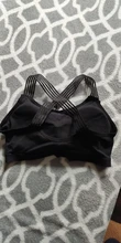Yoga Bra Padded Top Gym Sports-Bras Push-Up Fitness Cross-Back Women Shockproof Breathable