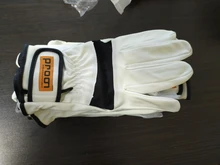 HENDUGLS-guantes de trabajo de cuero PU para hombre, 5 uds., alta calidad, gran oferta, blanco y negro, protector de seguridad, 1907