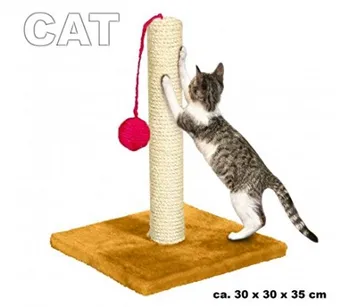 

Scraper sisal with wooden base for cats-pet Toy
