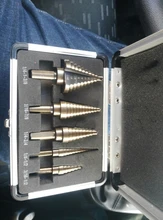 HSS broca de aluminio orificios múltiples juego de brocas para Metal madera agujero de perforación cortador paso cono Taladro