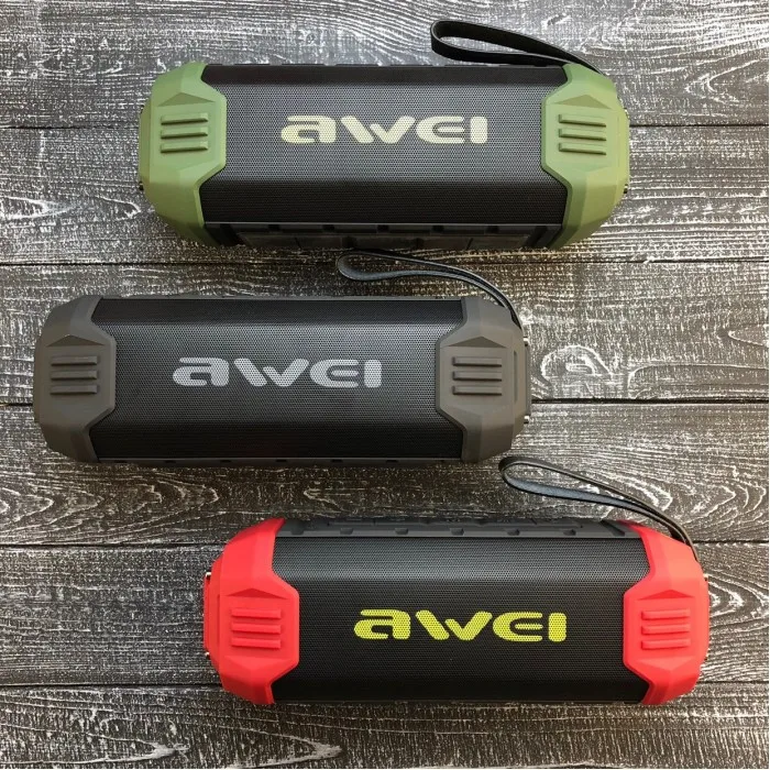 Колонка Awei Y280 Беспроводная Bluetooth 4000 мАч power Bank NFC 4,2 динамик бас водонепроницаемый Handfree открытый динамик