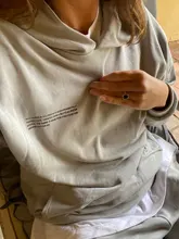 Sudaderas con capucha ligeras para mujer, pantalones de chándal, chándal de algodón francés