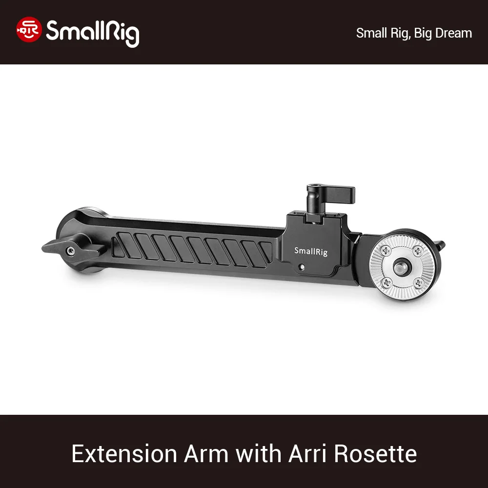 

SmallRig 168-260mm Adjustable Extension Arm with Arri Rosette For Sony FS5 Camcorder/Accessories With Arri Rosette- 1870