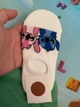 Disney calcetas cortas con diseños de dibujos animados de punto-Calcetines impreso feliz Invisible verano Mickey Mouse las mujeres Calcetines de algodón