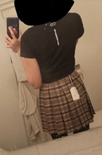 Harajuku negro faldas de verano 2020 de cintura alta Anime faldas Kawaii uniforme de la escuela Mini blanco rosa falda escocesa plisada