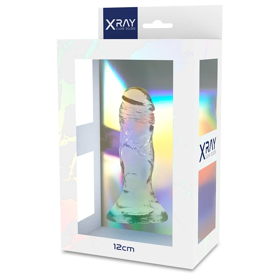 Dildo in materiale trasparente X-RAY